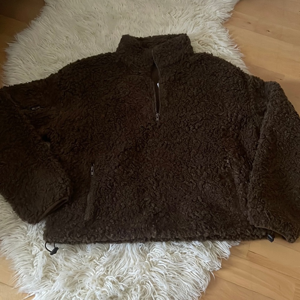 Commense NWT brown half zip XS